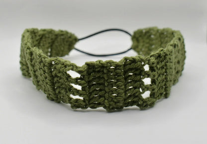 The Classy One - Elastic Headband - Handmade by Erika Liesel