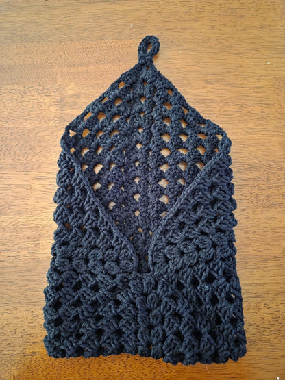 Crochet Wall Pocket Hanger - Handmade by Erika Liesel