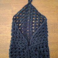 Crochet Wall Pocket Hanger - Handmade by Erika Liesel